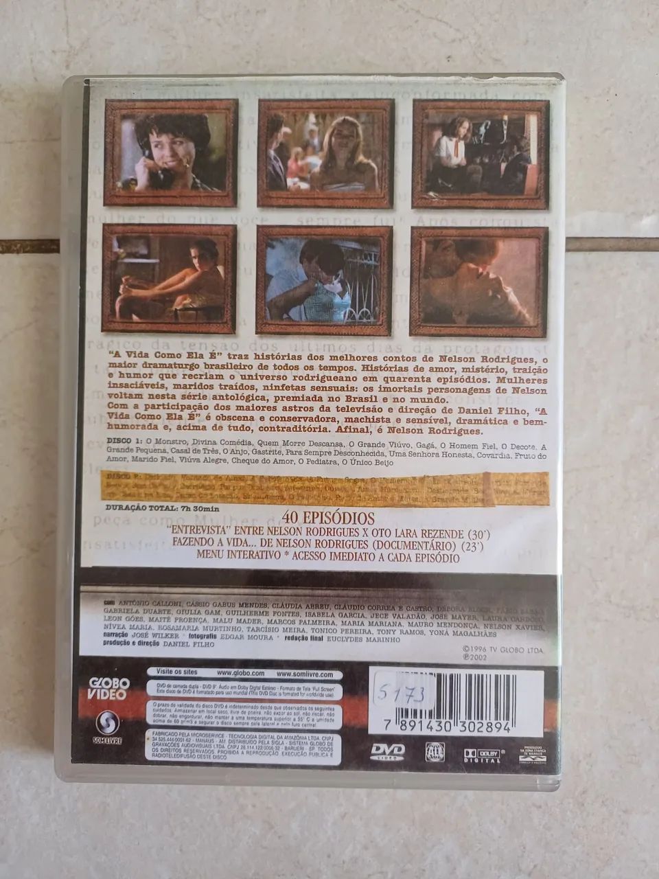 A Vida Como Ela É - Nelson Rodrigues - DVD - disco 1 - Foto 3