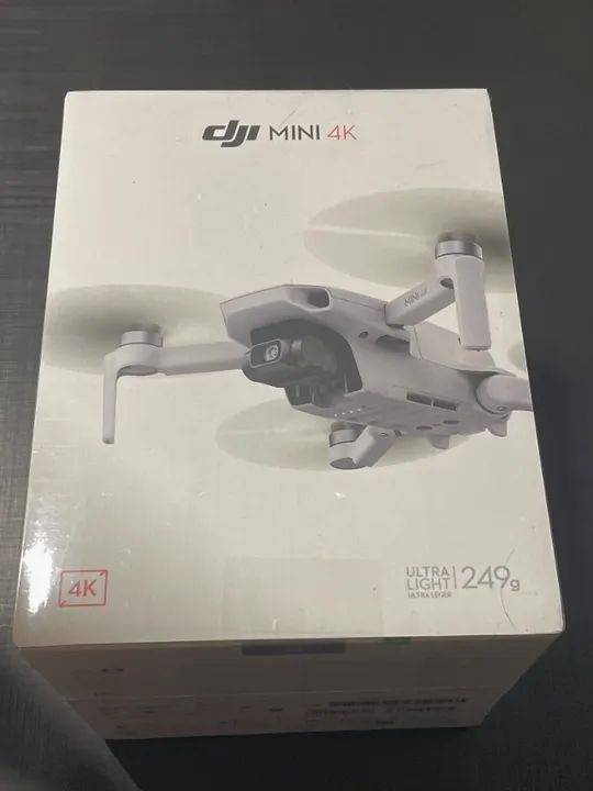 Drone DJI MINI 4k (Distancia 10km, Câmera 4k, 2.4 GHz, Controle & 1 Bateria)