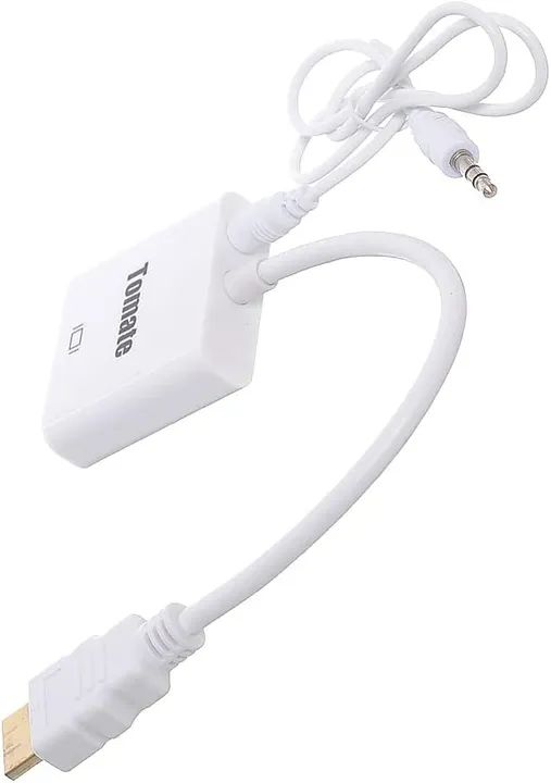 Conversor adaptador hdmi para vga com audio tomate mtv-603 - Loja Coimbra Computadores  - Foto 5