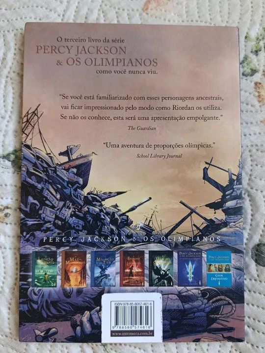 A maldição do titã - Graphic Novel HQ Percy Jackson - Foto 3