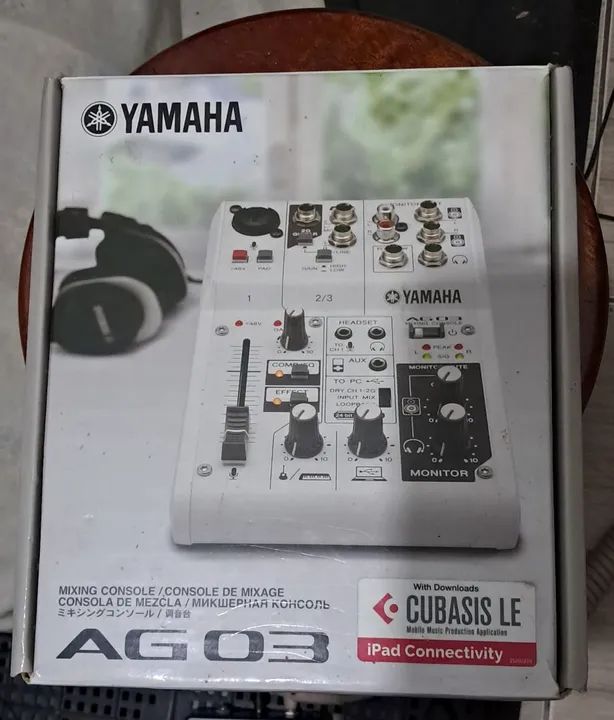 Interface/Mesa de áudio Yamaha AG03  - Foto 5