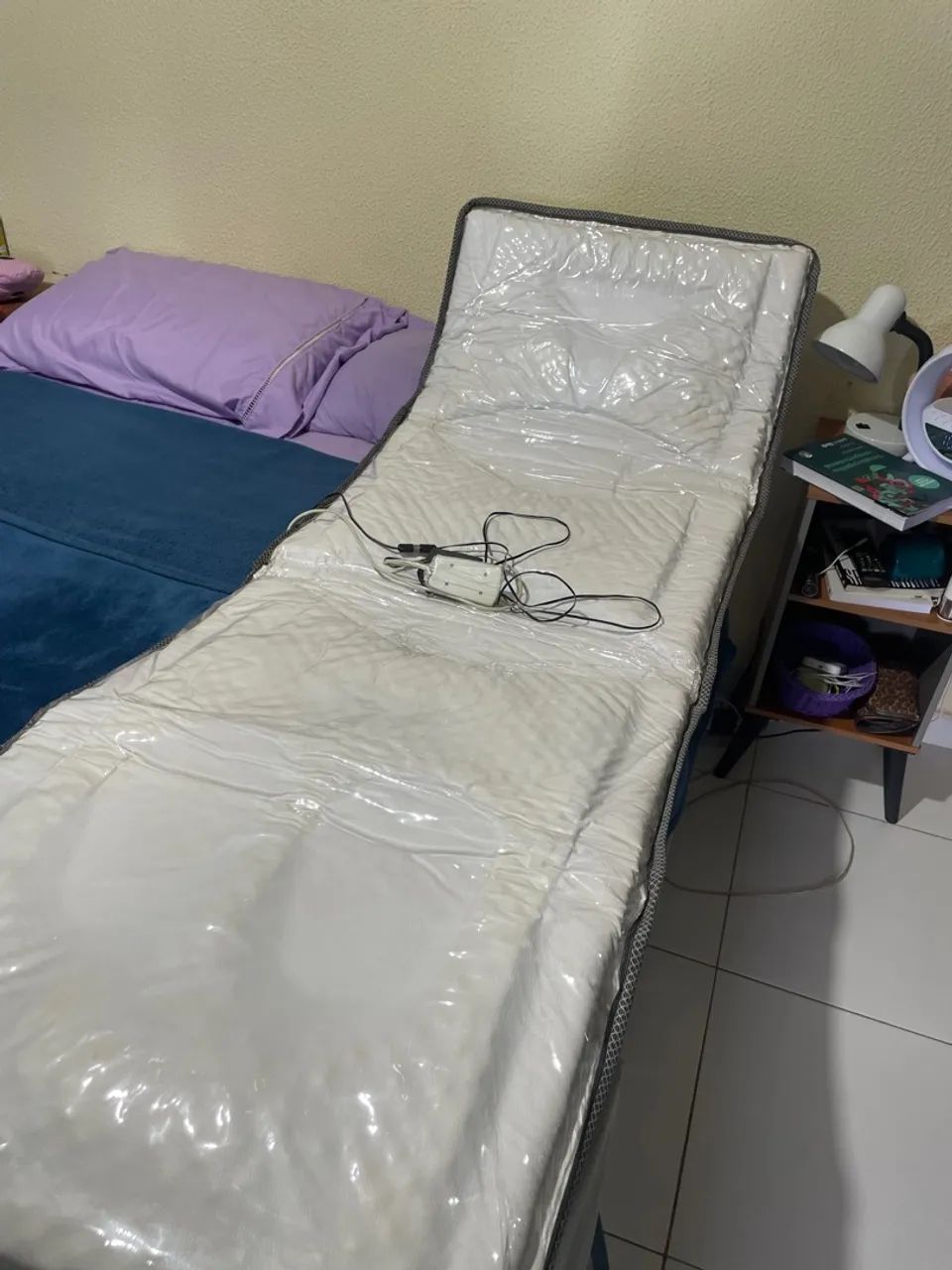 Esteira para fisioterapia, tratamento de dores e relaxamento 