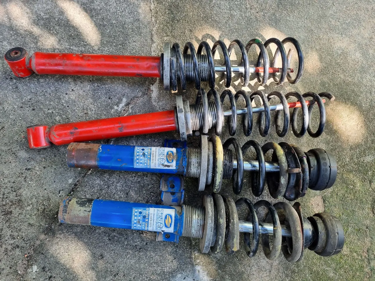 Suspensao a rosca tebão. Gol g5 e g6.