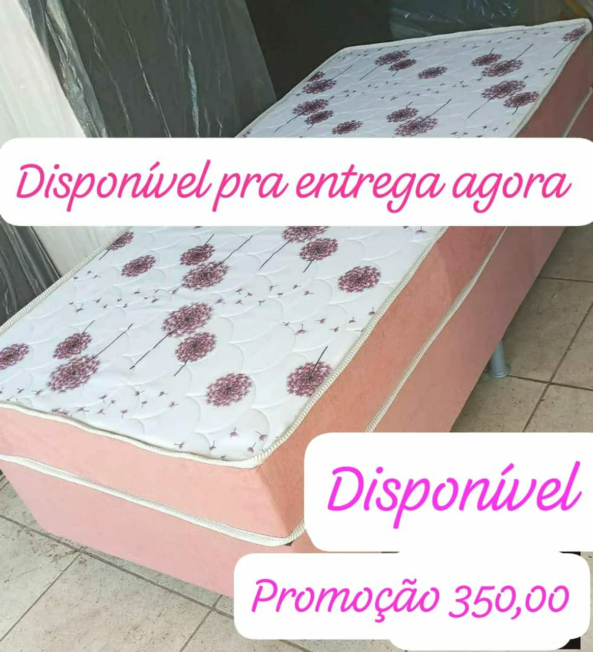 Cama Box Solteiro Disponível - Promoção Imperdível!