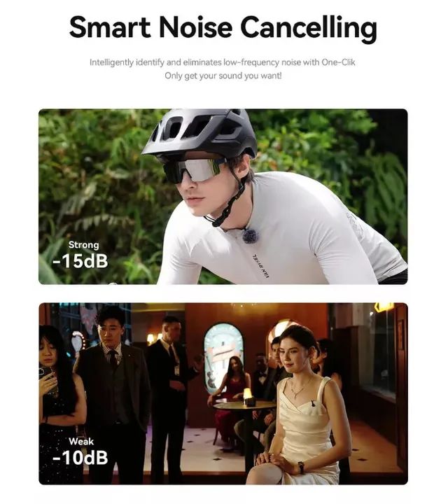 Microfone Hollyland Lark M2s Mini Combo Duo Sem Fio Preto - Foto 2