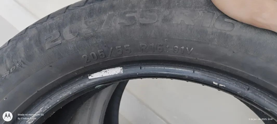 Pneu aro 16 usado porém bom estado - Foto 2