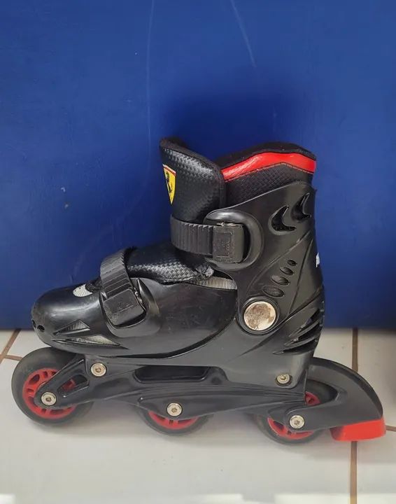 Patins Inline Ferrari - Tamanho 32 a 35 - Foto 4