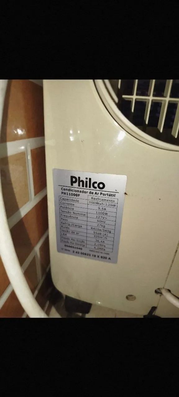 Ar Condicionado portátil Philco 11 mil BTUs (NAO É UMIDIFICADOR) - Foto 2