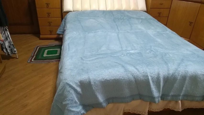 Cobertor Soft Azul Queen