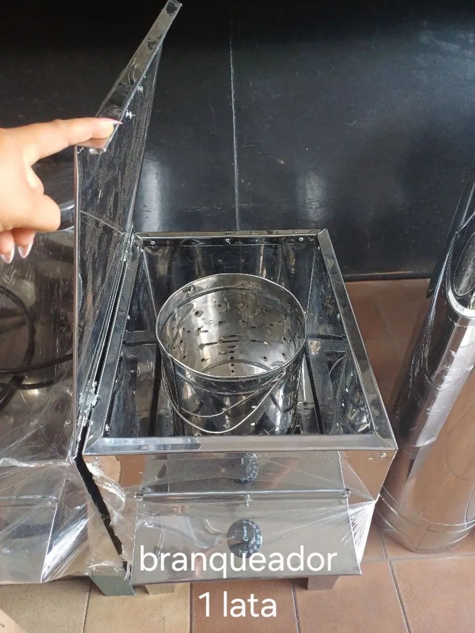 Mesa em Aço Inox 120x45x70 para Comércio - Foto 5