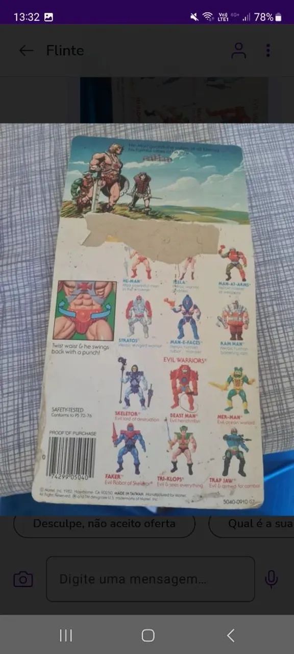 Boneco He-man lacrado Mattel - Foto 4