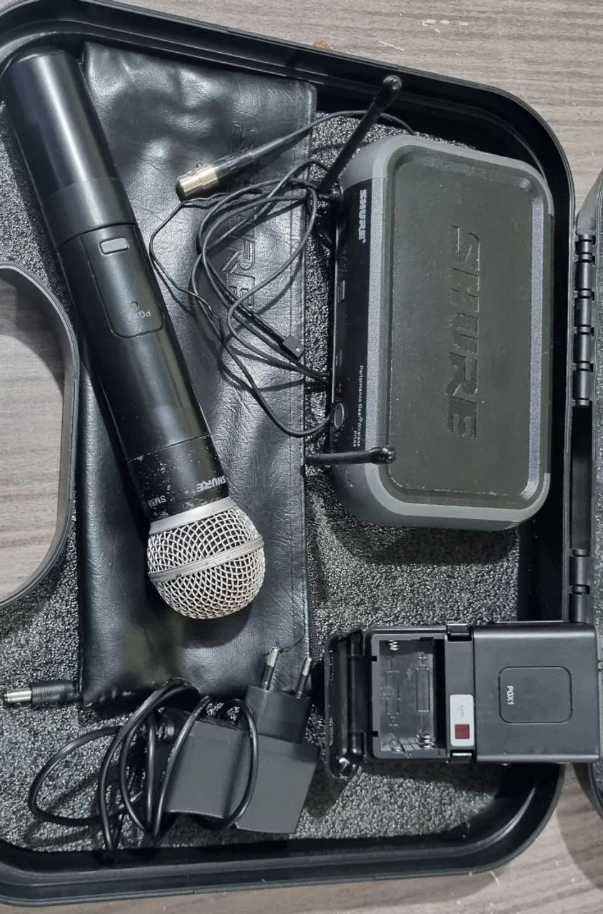 Microfone Sem Fio Shure PGX24/PGX1 - Funcionando Perfeitamente - Foto 5