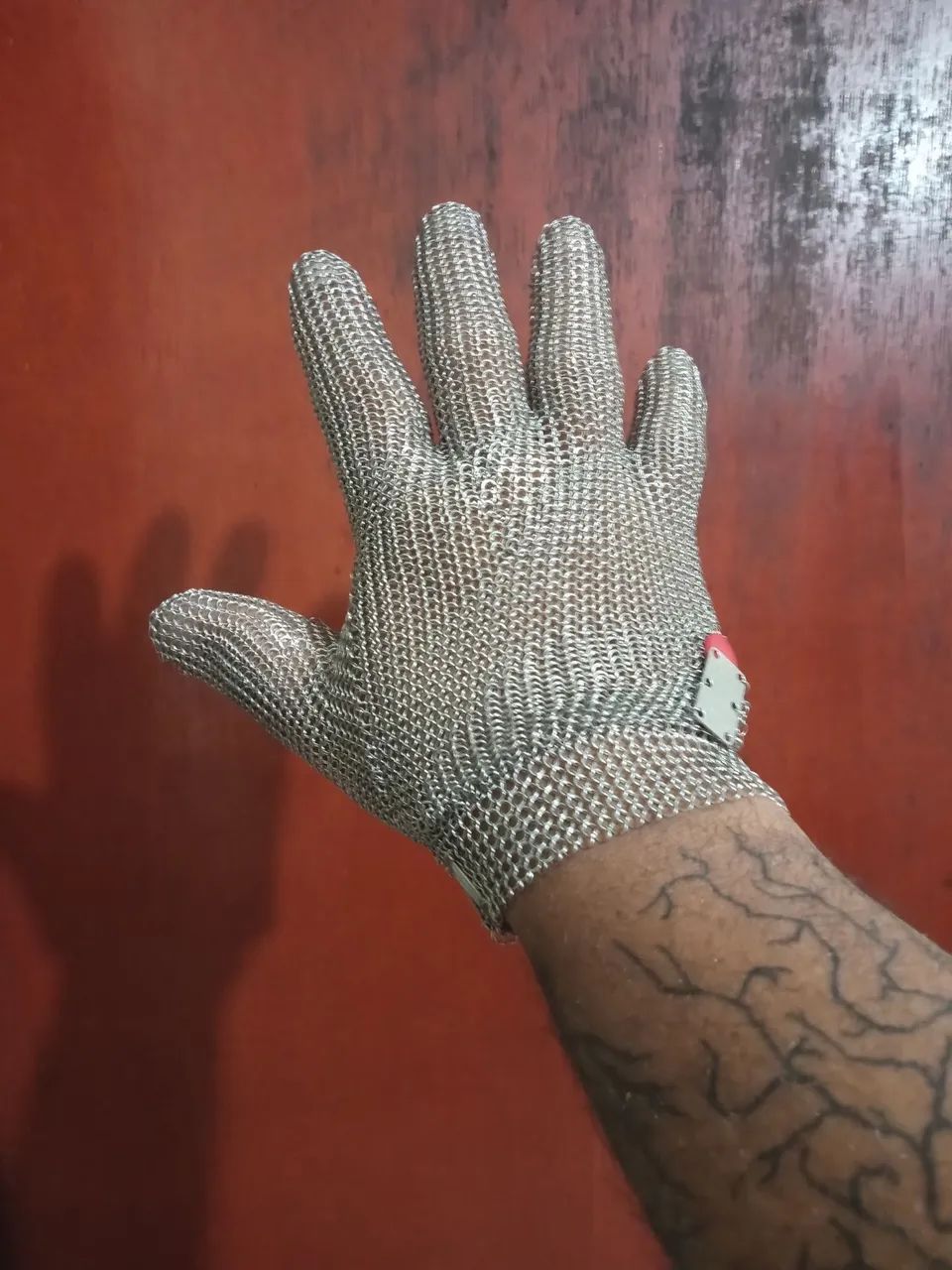 Luva de Aço Malha de Proteção - Segurança e Resistência