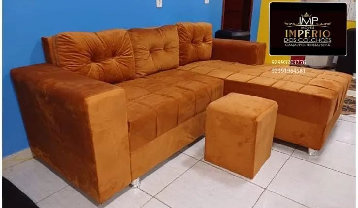 Sofá Cheyese 3 Lugares  - Foto 3