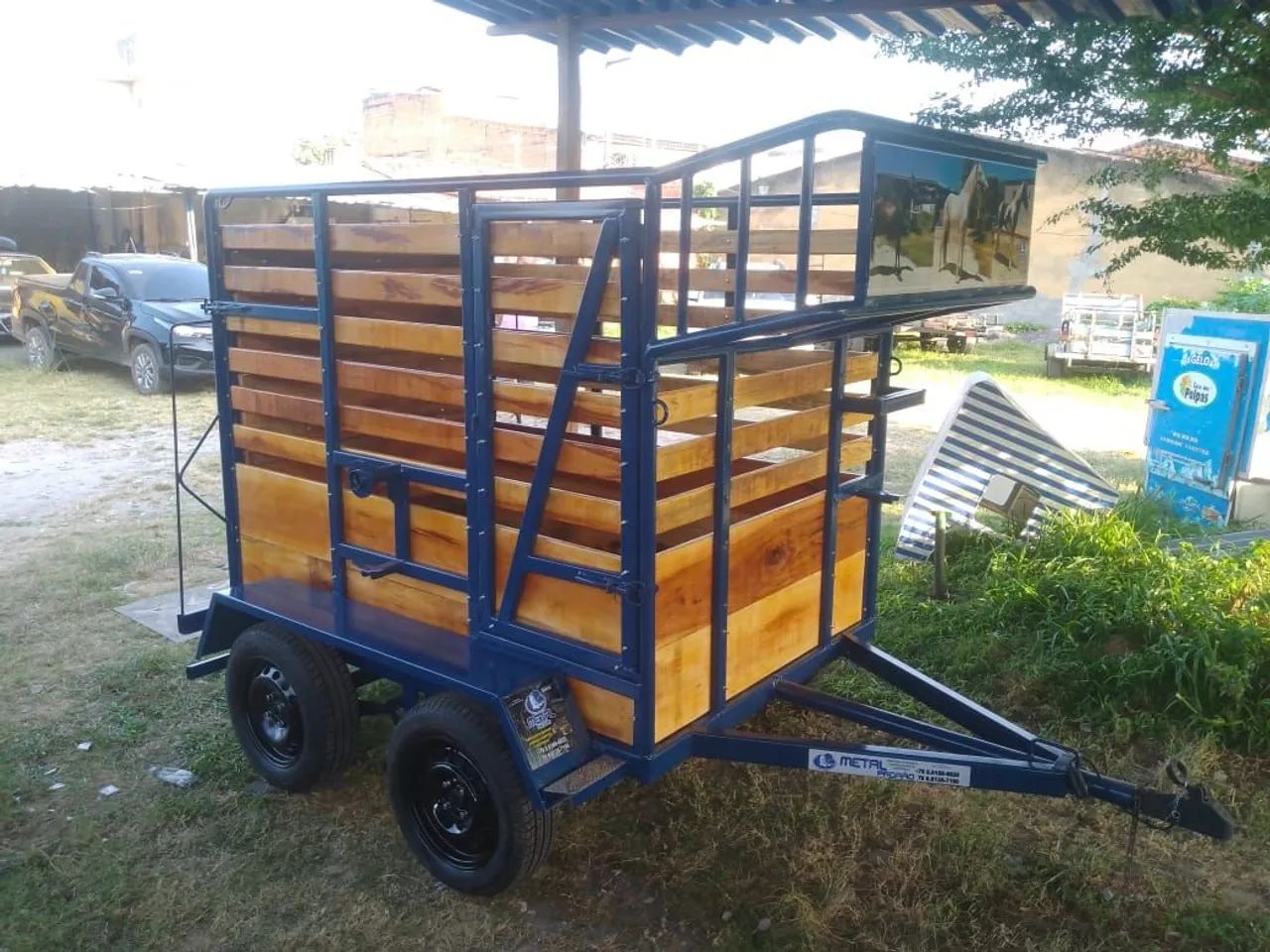 Reboque de cavalo de 2 eixos - Foto 2