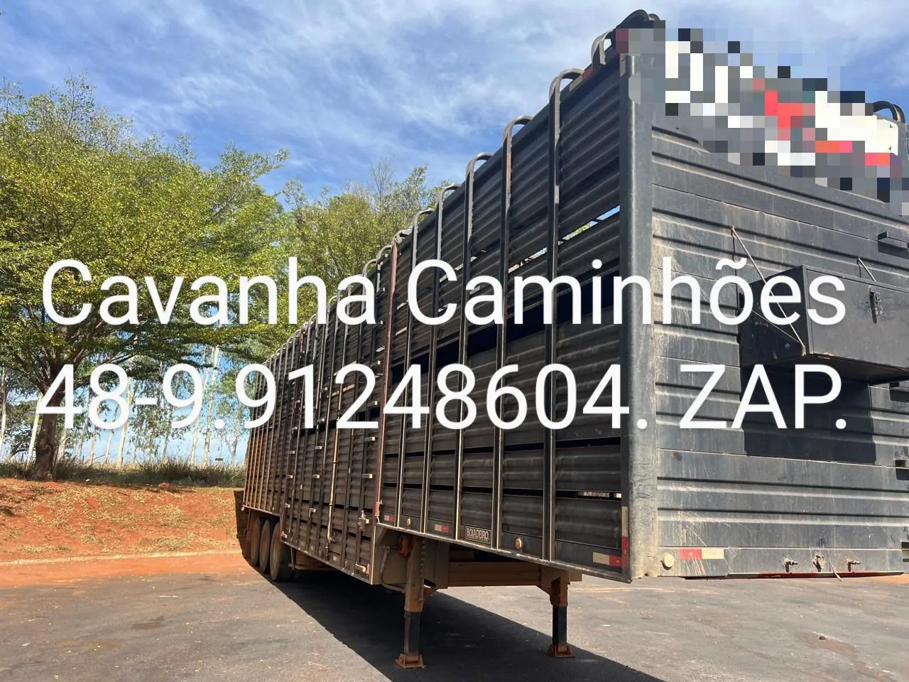 Carreta Boiadeira Boiadeira 2 Pisos 2020 15,50 Mts Comprimento 4,70 Mts Altura Com Pneu.