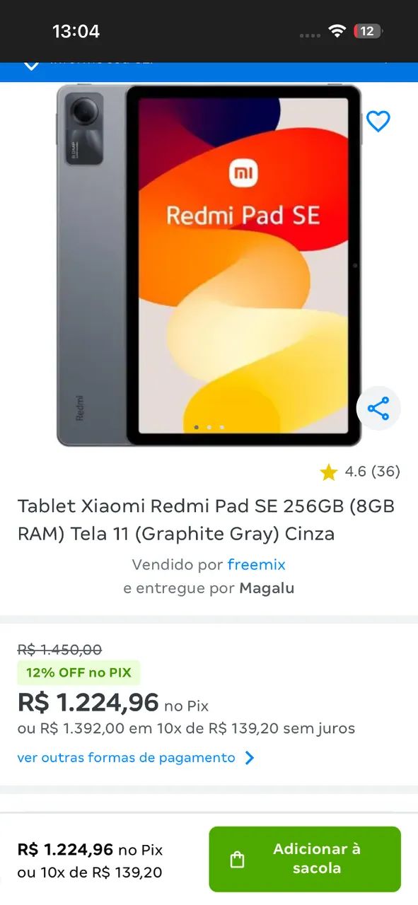 Tablet Redmi SE64168559683841120