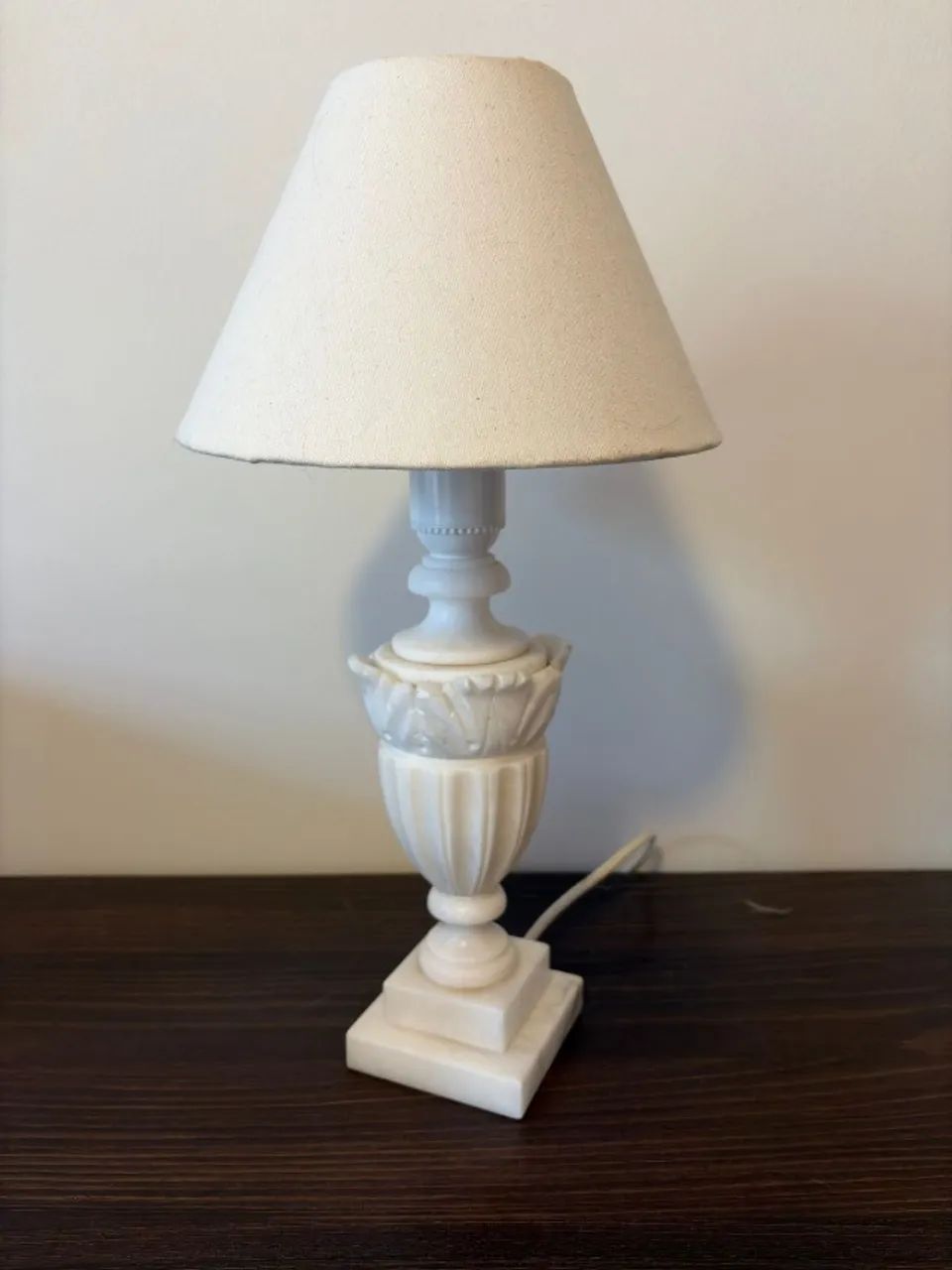 Raro abajur italiano em mármore anos 70 