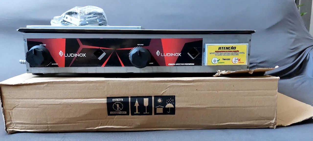 Chapa 60x30 a gás  - Foto 4