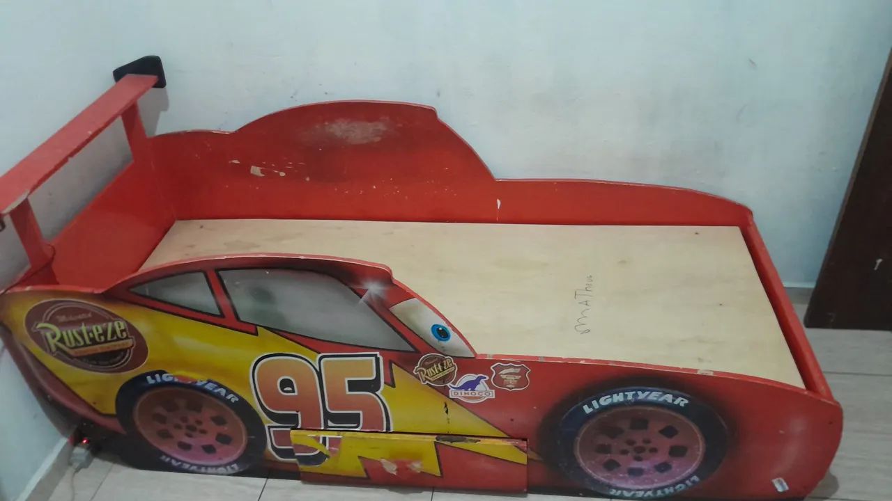 Cama carros de madeira - Foto 2