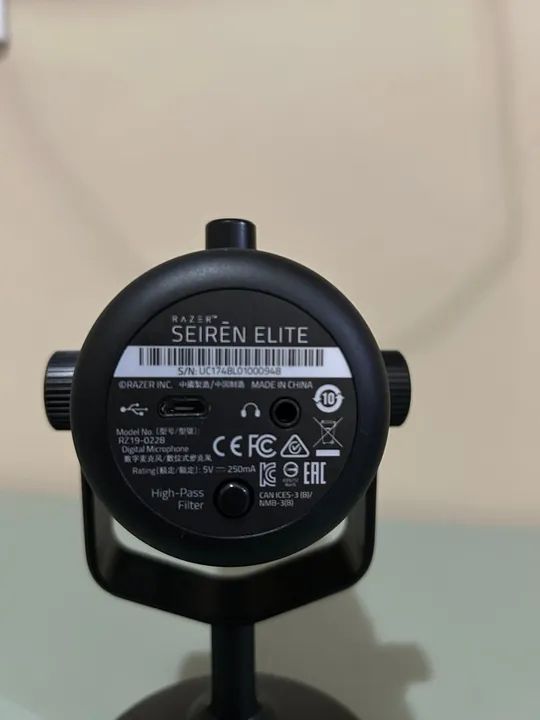 Microfone Razer Seiren Elite Profissional - Foto 6