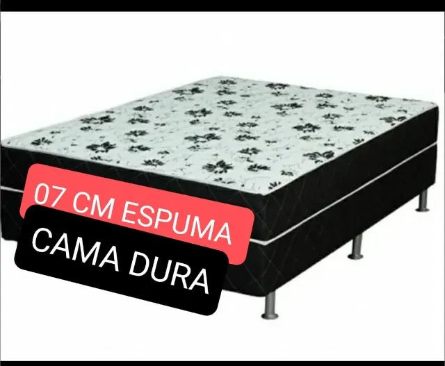 CAMA CASAL 07 CM ESPUMA. OFERTAÇO
