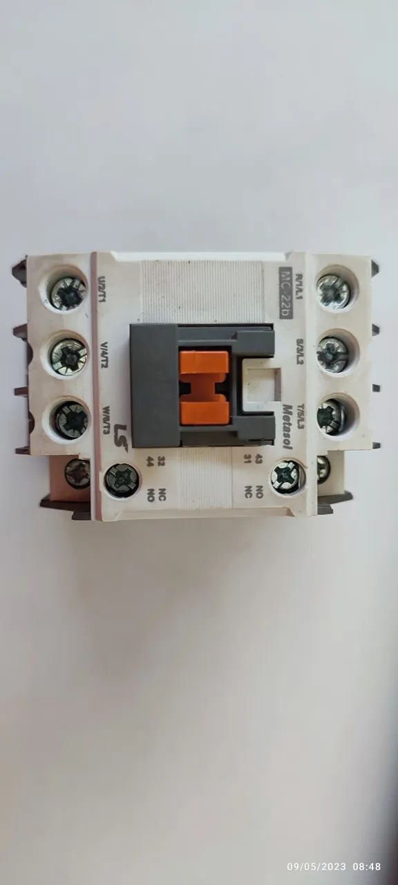 Contator Tripolar 220v 22a Metasol 1na+1nf  - Foto 2