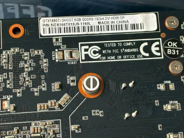 Placa de video GTX 1660TI 6gb Gainward - Foto 5