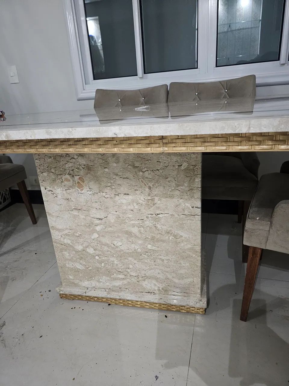 Mesa de mármore luxuosa 64596065587202121