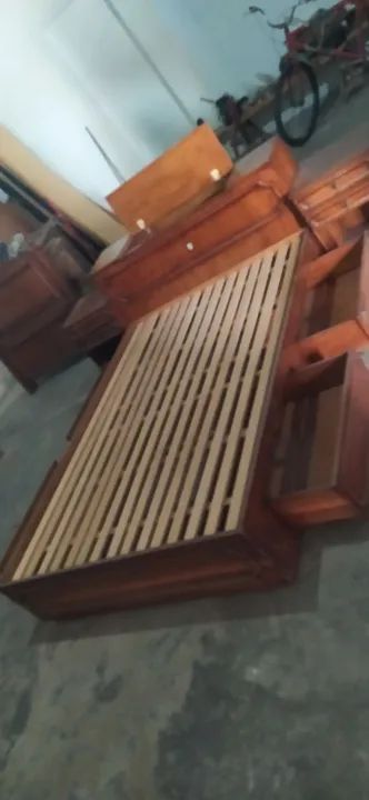 Cama Box de Madeira Maciça - Ótimo Estado! - Foto 2