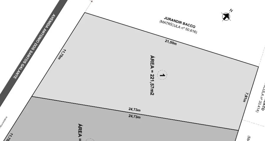 CEDRAL (SP) Terreno 221m2 na avenida - Foto 4
