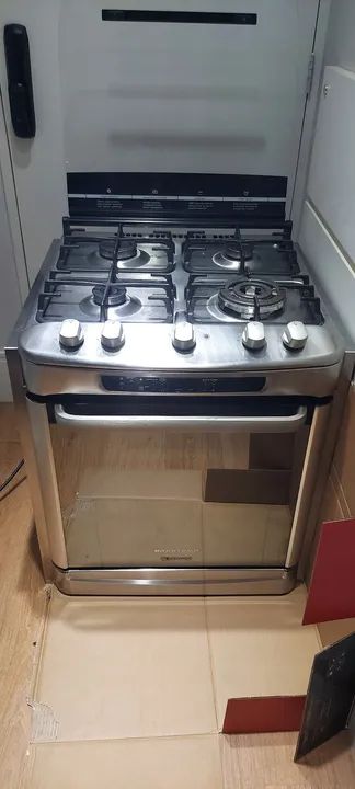 Fogão 4 bocas Brastemp Gourmand de embutir - Foto 5