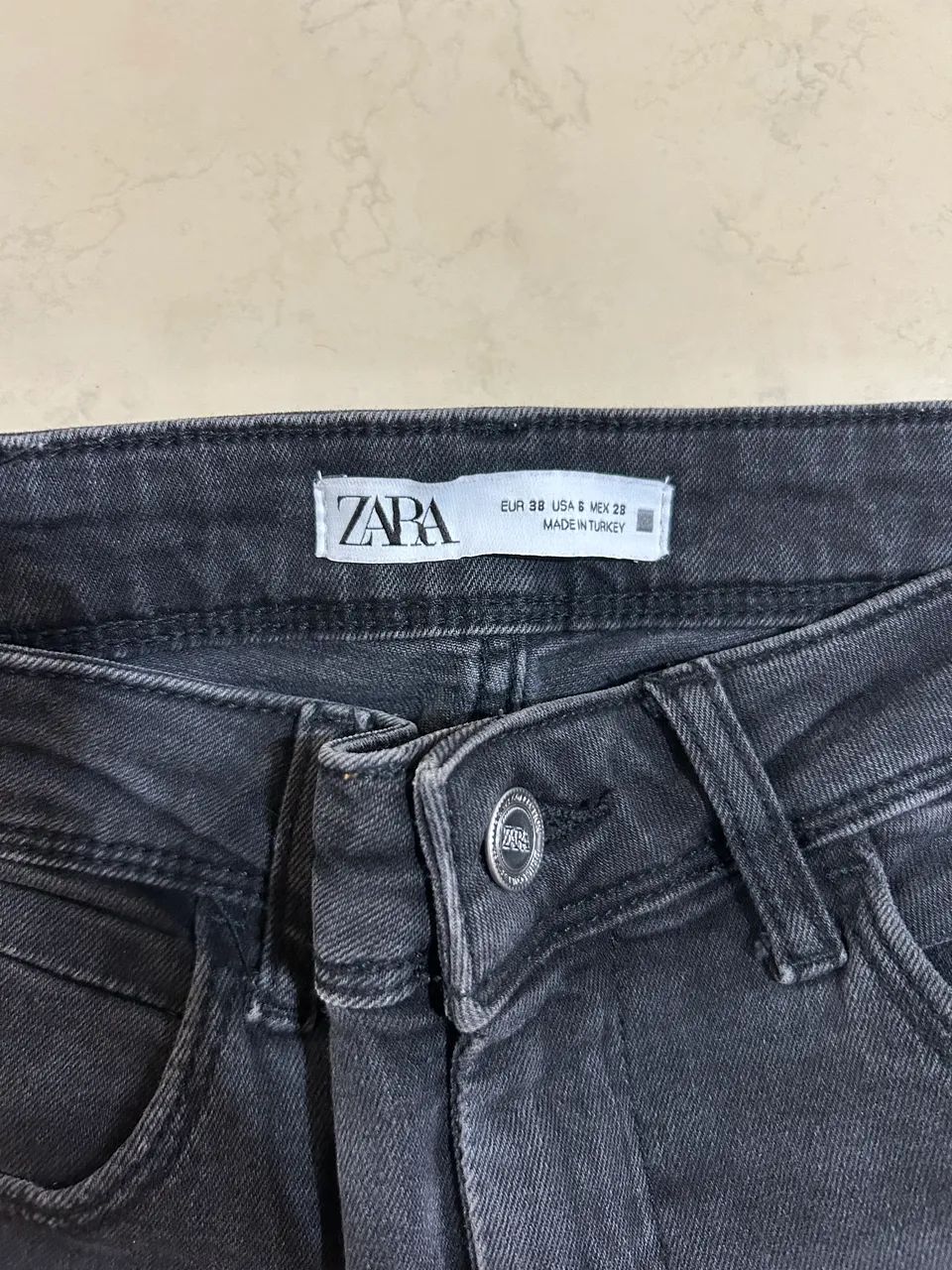 Calça jeans feminina Zara 38 - Foto 3