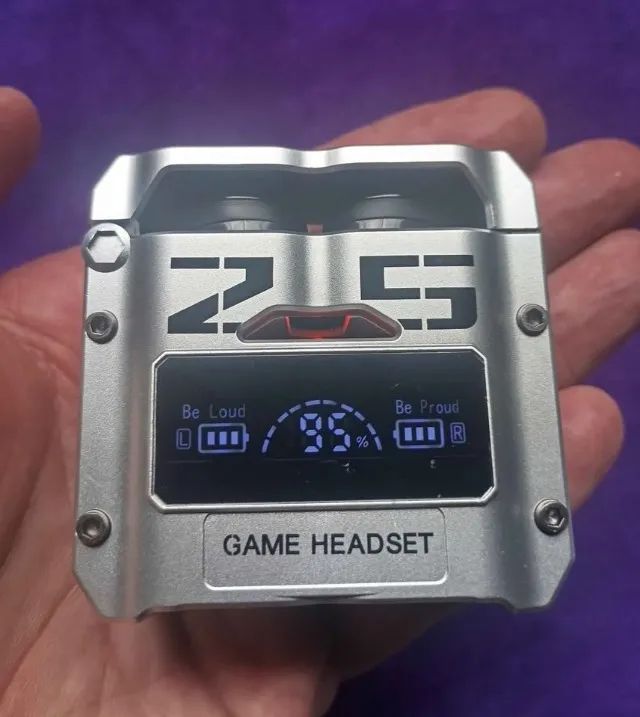Fone Bluetooth Gamer TWS M25 com Display Digital 