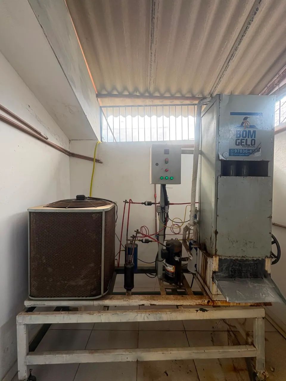 Máquina de gelo Escama 1Tonelada