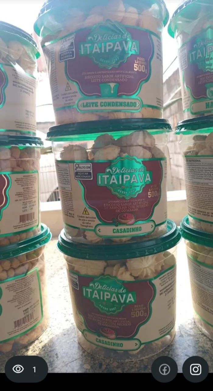 Biscoitos Itaipava 