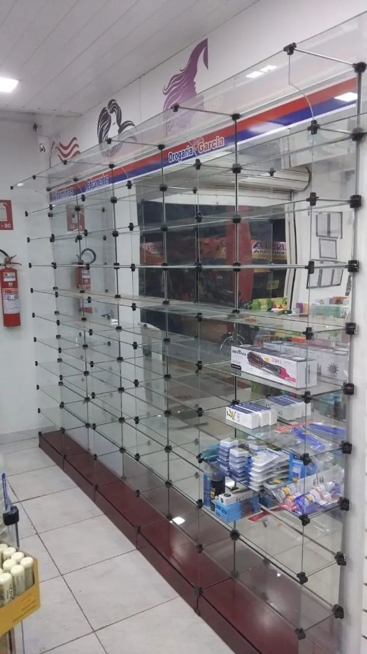 Vendo prateleiras/gôndolas vidro BARATO! - Foto 5