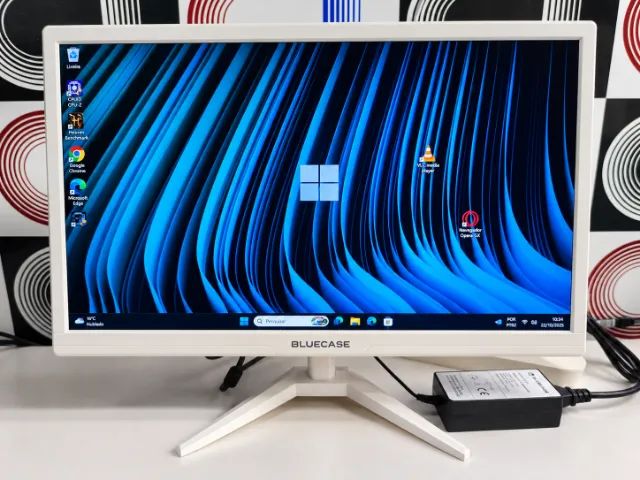 Monitor Bluecase 20 Polegadas LED HDMI VGA 75Hz Branco *Entrego*parcelo - Foto 2