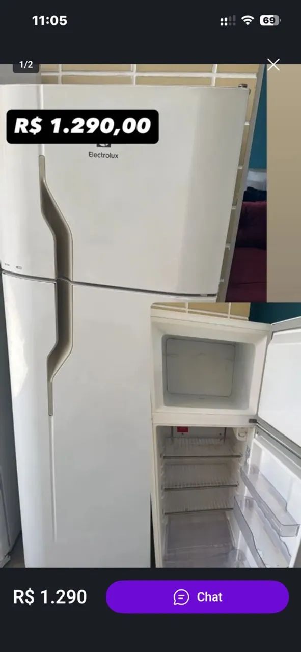 Geladeira semi nova 