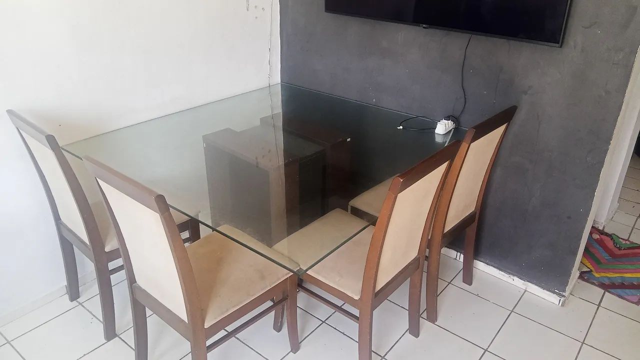 Mesa De Jantar Com 5 Cadeiras  - Foto 3