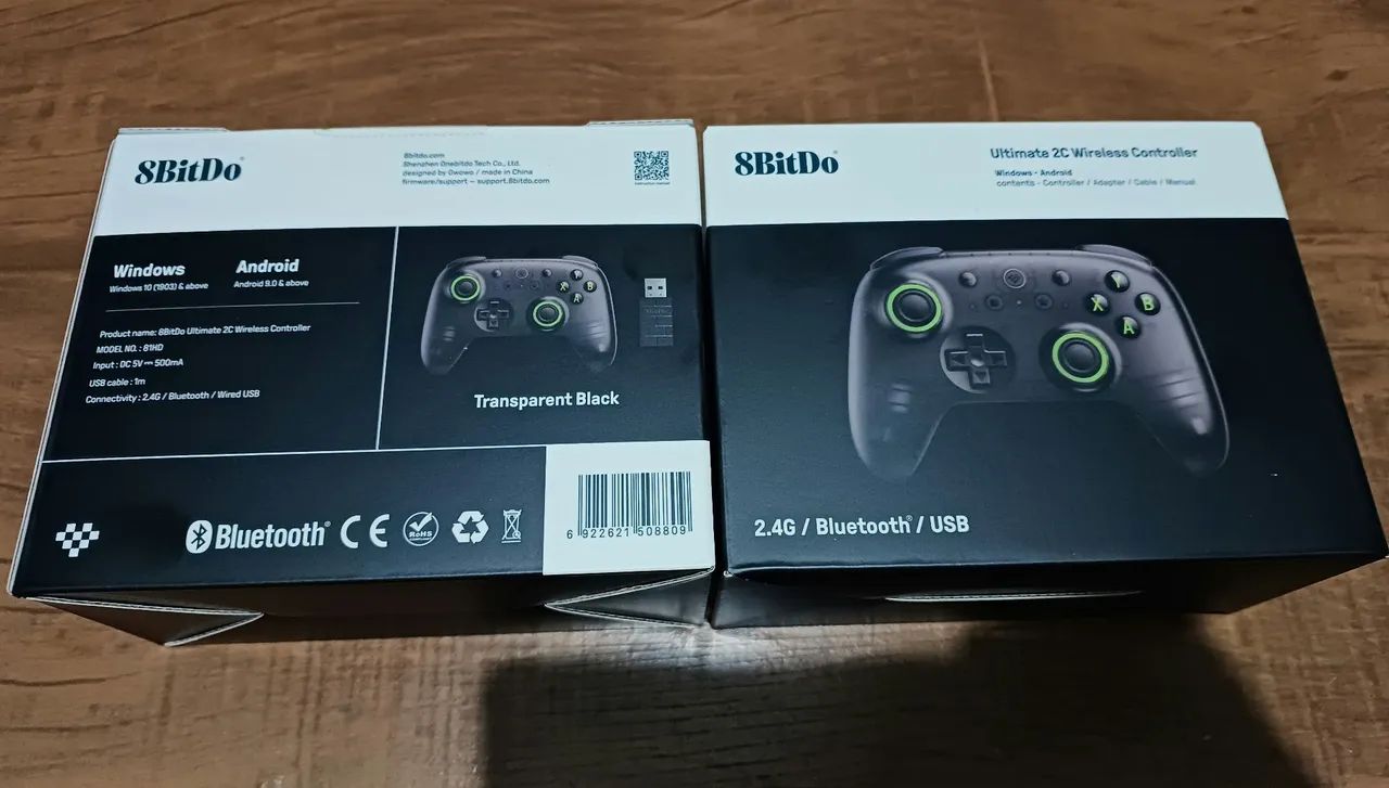 8BitDo Ultimate 2c Transparent Black Tri-Mode