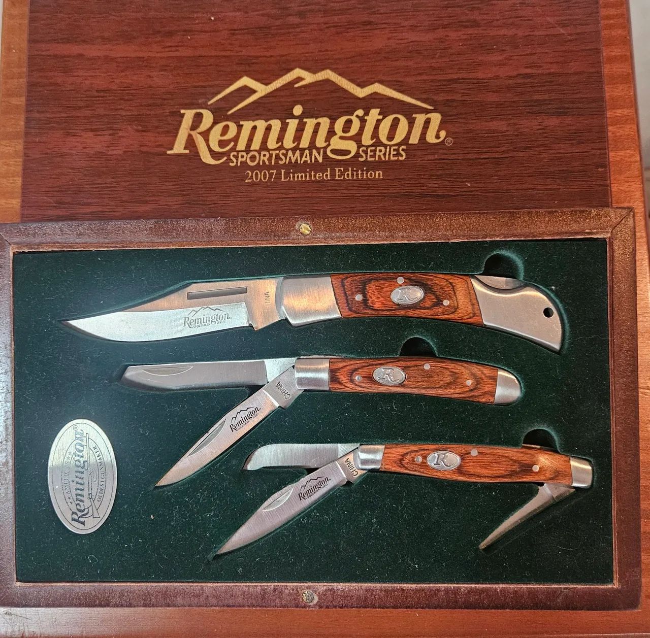 Kit Canivete Remington edição chinesa