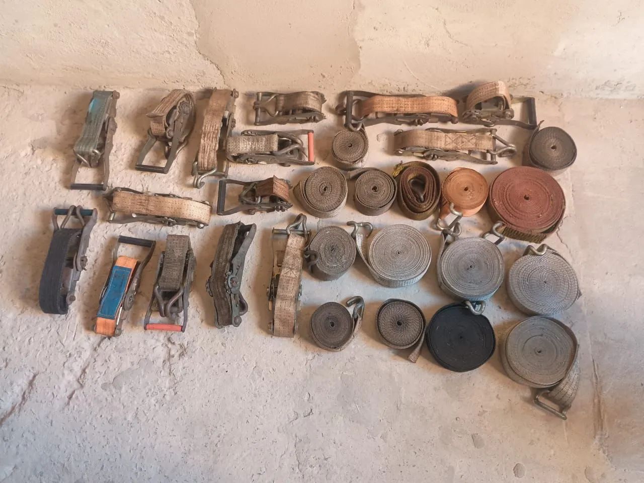Cinta catraca de carga diversas ( 15 unidades total )
