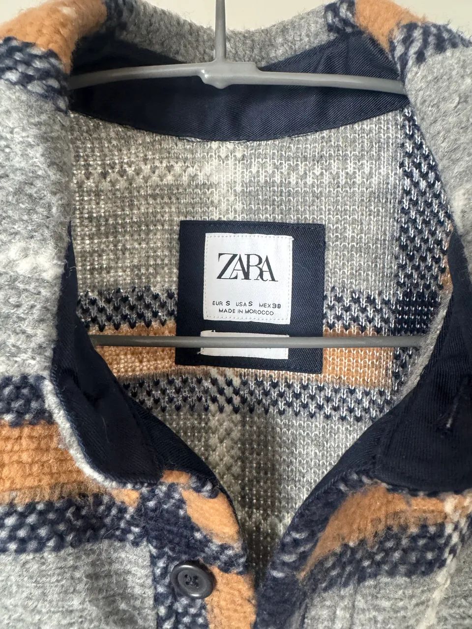 Camisa flanelada Zara xadrez - Foto 2