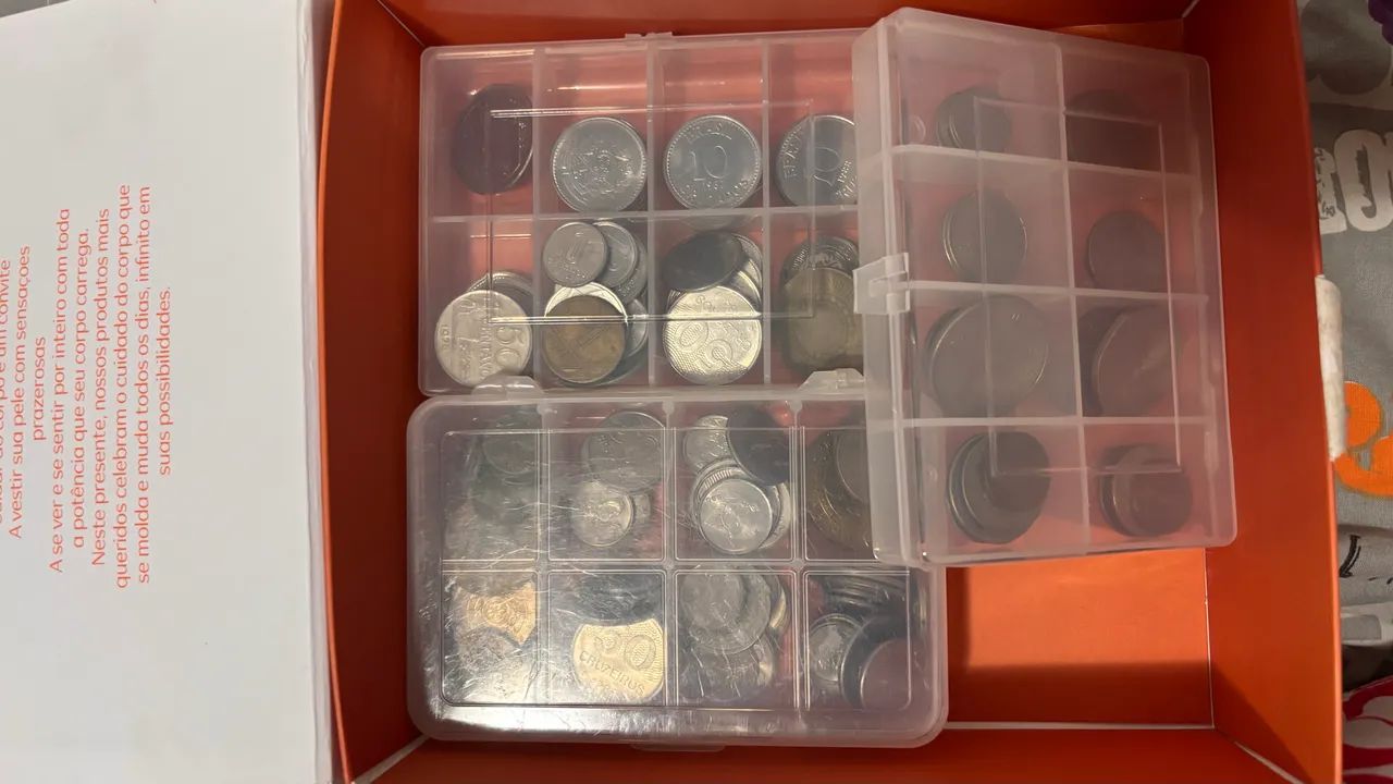 Coleção cédulas e moedas variadas - antigas e internacionais