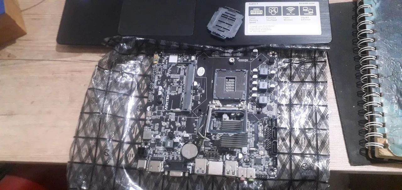 Placa Mãe itx 1155  - Foto 2