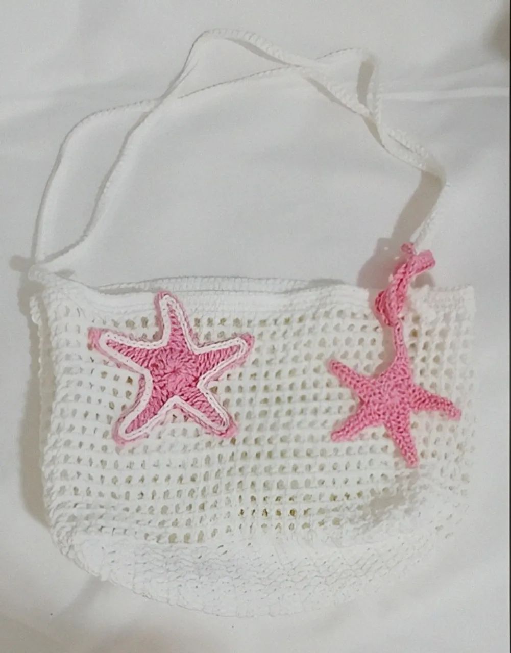Bolsinha de crochê Estrela do Mar