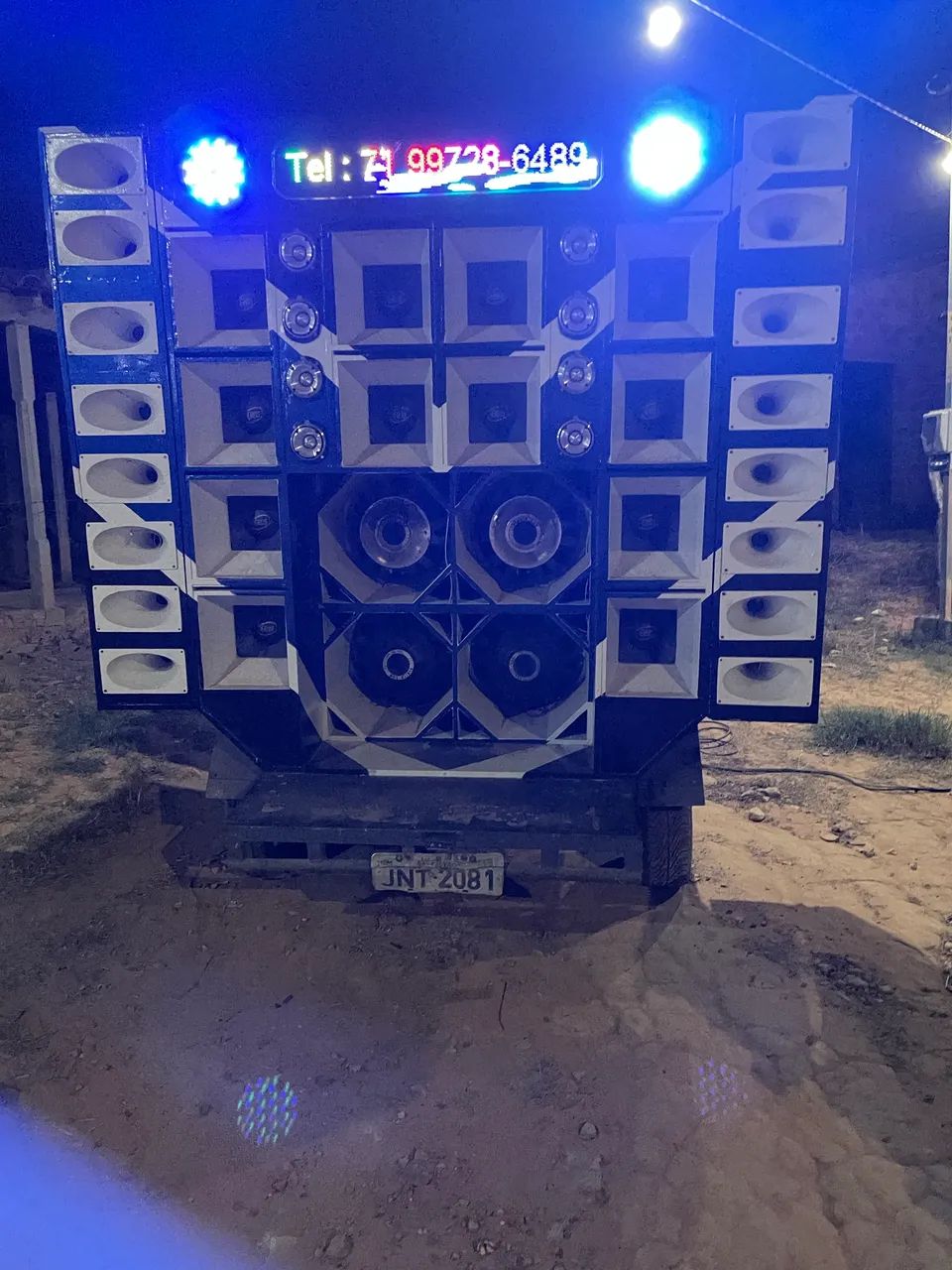 Vendo estrutura de paredão