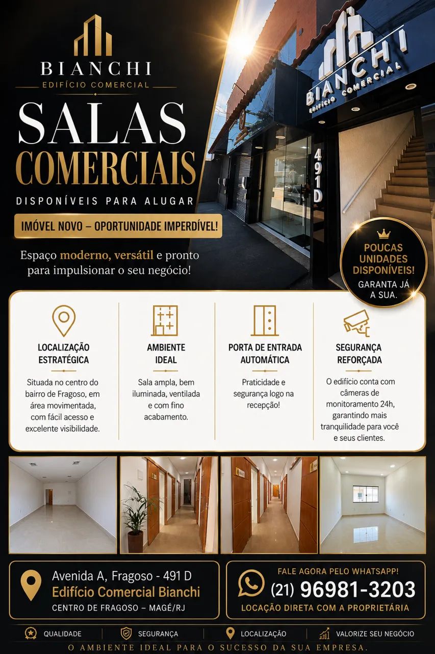 Sala Comercial No Centro de Fragoso, Magé RJ