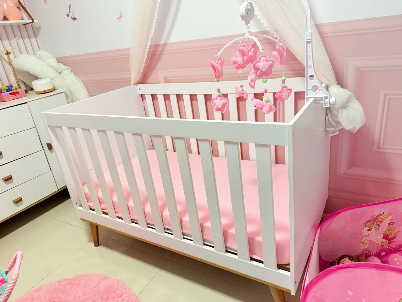 BERÇO INFANTIL BRANCO - Foto 2